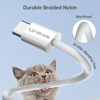 Câble de charge USB 3A PD à prix d'usine, cordon de charge long de type C vers données pour imprimante, ordinateur IOS, charge rapide 5A