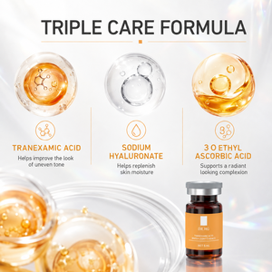 Sérum Visage à l'Acide Tranexamique DRHG, Essence Hydratante Éclaircissante, Hyaluronate de Sodium, Dérivé de Vitamine <span class=keywords><strong>C</strong></span>, 5 ml, 10 Flacons, Coffret Soin de la Peau - Product Image 5