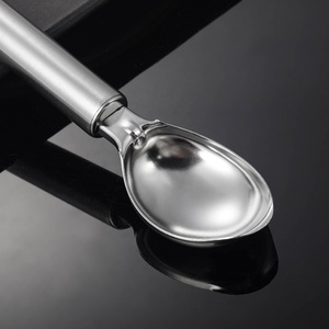Cuchara Multifuncional para Helado con Mango Cómodo, Cuchara para Helado de Acero Inoxidable Antiadherente - Product Image 4
