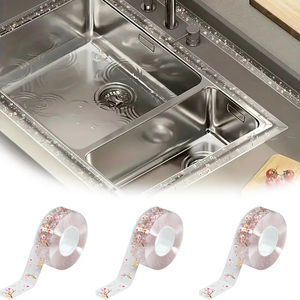 Pegatinas de Pared al por Mayor con Estampado Floral, Cinta Autoadhesiva para Sellado de Baños, Cinta Impermeable para Cocina - Product Image 6