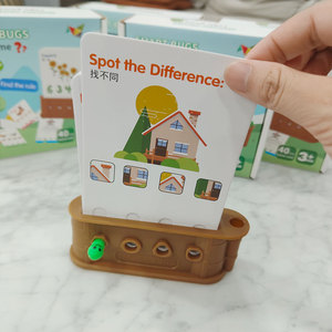 Juego de lógica Smart Bugs, 40 tarjetas, rompecabezas cognitivo para niños de 3 años en adelante - Product Image 4