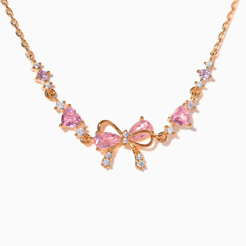 Fiocco rosa dorato