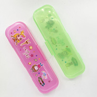 Estuche de Lápices Transparente Personalizado con Dibujos Animados, Multicolor, para Estudiantes de Primaria y Secundaria