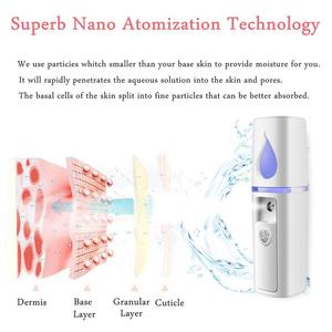 Mini vapor Facial portátil, extensiones de pestañas Nano portátiles, aceite seco, tratamiento hidratante para la piel, niebla Facial para uso doméstico - Product Image 4