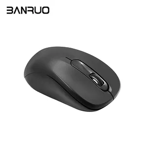 Hot Sale USB Wireless Mouse 1600DPI Adjustable Receiver Optical Computer Mouse 2.4ghz Ergonomic Mice for Laptop PC Black Battery