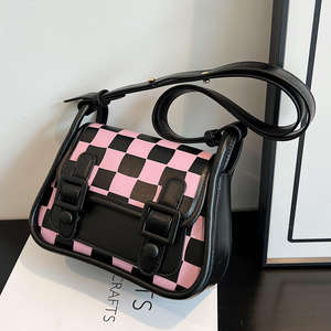 Sac à main en cuir PU de haute qualité avec bandoulière imprimée tendance, nouveau sac de selle portable pour femme - Product Image 2