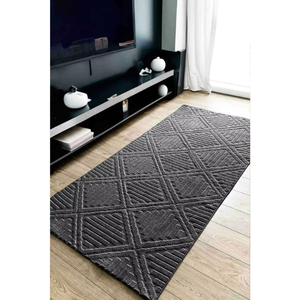 Alfombra Lavable Moderna de Pelo Largo con Relieve, Suave y Afelpada, Antideslizante para Sala de Estar y Dormitorio, Personalizable OEM - Product Image 2