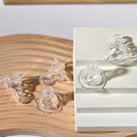 Tétine en silicone sans BPA confortable pour biberon, sensation de lait maternel, pour bébés de 0 à 12 mois
