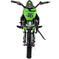 Moto tout-terrain miniature à essence pour enfants, moteur 49cc 2 temps refroidi par air, avec suspension intégrale