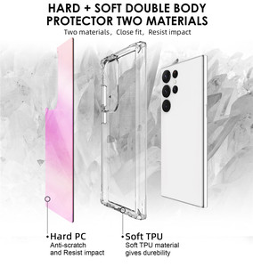 Funda Protectora Rígida para Teléfono con Recubrimiento Electrolítico para <span class=keywords><strong>Samsung</strong></span> S23 <span class=keywords><strong>Ultra</strong></span> S26 S25Edge S24 S23+ <span class=keywords><strong>S22</strong></span> S23 Plus S21FE - Product Image 3