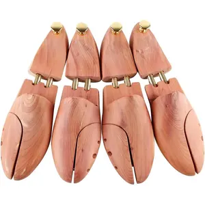 New customized Factory Audit cedar travel shoe tree for men wearable brand shoe trees