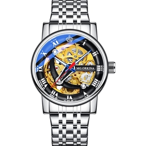 MG.ORKINA 111 Nuevo Reloj Mecánico para Hombre, Totalmente Automático, Resistente al Agua, Reloj de Moda Transparente y Hueco 2025 - Product Image 5