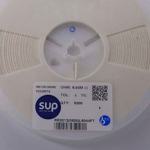 Whole -Sale RR2012 0805L6044FT 0805 2012 Resistors Chip Resistors SMD Resistors 6.04Mohm 1% 1/8W Thick Film Resistor - Product Image 1