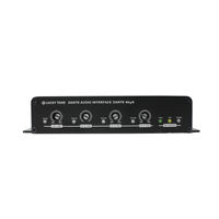 Expansor de Entrada y Salida Dante de 4 Canales con Interfaz MIC AUX para Sistema de Audio en Red Profesional