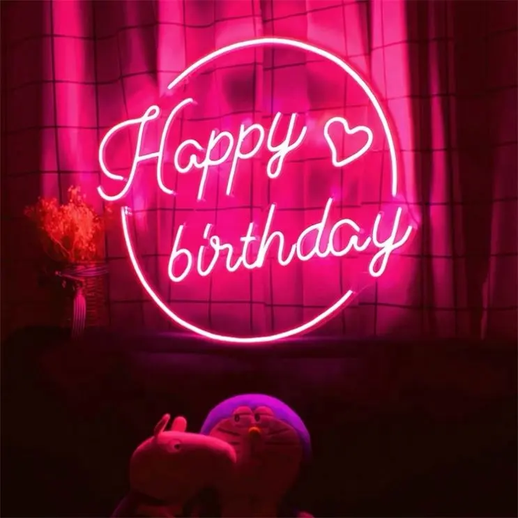 New Designs Acrylic Luminous Neon Signs Led Signature Neon Light For Bedroom Wedding Party Christmas Home Decoration