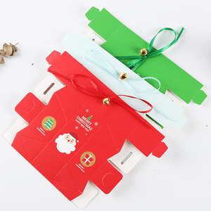 Creative <strong>Christmas</strong> Round Treat <strong>Boxes</strong> <strong>Christmas</strong> Party Favor <strong>Gift</strong> Box Packaging for Xmas Sweets with Ribbon - Product Image 6