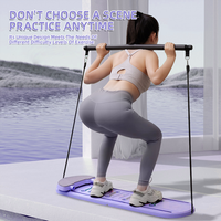 Tablette de Pilates multifonctionnelle pour la poitrine et les muscles abdominaux Fitness pour Ab Roller Wheels Equipment