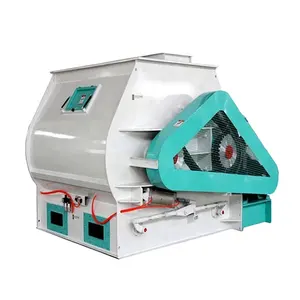 Hot Verkoop Feed Mixer Rvs Pre-Mix Feed Dubbele As Paddle Mixer Vee/Pluimveevoer Mengmachine