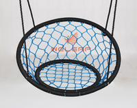 WELEAP 90cm arrière-cour ronde nid d'oiseau balançoire arbre balançoire extérieur jardin enfant suspendu