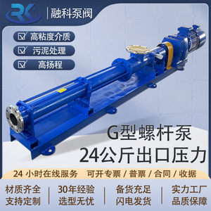 Rongke <b>Pump</b> Valve G Type <b>Screw</b> <b>Pump</b> Stainless Steel Electric Direct Drive High Pressure Booster <b>Pump</b> For Sludge Dosing - Product Image 4