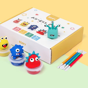 Kit d'argile pour enfants bricolage 24 couleurs Ultra-Light Magic Soft PVA Clay & Slime Monster Style pour l'éducation et la modélisation - Product Image 4