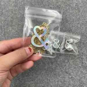 Customized PVC Accessories Plastic Packaging Bag High Quality Jewelry <strong>Pouch</strong> With Zipper Jewelry Bag with Holographic Logo - Product Image 5