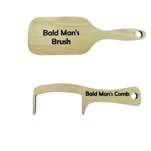Deux nouveaux articles de commerce électronique transfrontalier : peignes en bois sculptés pour hommes chauves, accessoires de cadeaux humoristiques pour personnes chauves. - Product Image 5