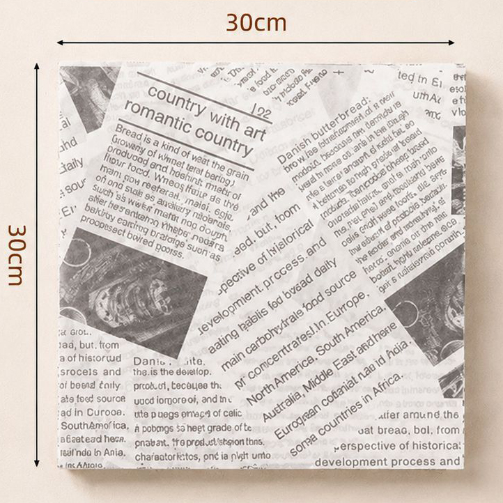Impression anglaise blanche [30*30cm]