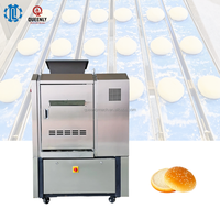Système de division et de façonnage automatique de pâte à usage intensif avec système volumétrique pour la production de croissants, de pains à burger et de pains.