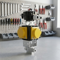 Vanne à aiguille à bille en acier inoxydable 316L, manuelle, 150000PSI-20000PSI, avec garniture RPTFE, étanchéité métal-métal haute pression, 1/4"-1"