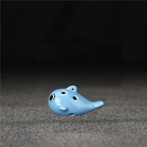 Flûte Ocarina en Porcelaine Colorée en Forme de Requin à 6 Trous avec Trou pour Cordon, Idéale pour l'Éveil Musical des Enfants – Vente en Gros - Product Image 2