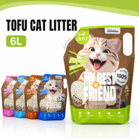 Litière pour chat en tofu biodégradable 100 % écologique, naturelle, jetable aux toilettes, 1,5 mm, 2,0 mm, sable original, agglomération rapide, anti-odeur, prix usine