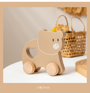 Mainan Dorong Kayu Alami Desain Khusus OEM COMMIKI, <span class=keywords><strong>Mini</strong></span> <span class=keywords><strong>Walker</strong></span> Koordinasi Tangan, Mainan Merangkak Bayi, Mainan Pertama untuk Belajar Berjalan - Product Image 5