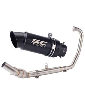Sistema <span class=keywords><strong>de</strong></span> <span class=keywords><strong>Escape</strong></span> Completo para CFMOTO 250SR 250NK, Edición Racing, Silenciador <span class=keywords><strong>de</strong></span> Contrapresión, <span class=keywords><strong>Escape</strong></span> Estilo Scorpion - Product Image 1