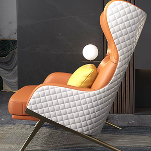 <span class=keywords><strong>Fauteuil</strong></span> <span class=keywords><strong>inclinable</strong></span> de luxe en métal pour salon et bureau, style nordique européen moderne - Product Image 4