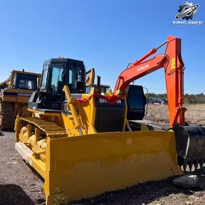 Bulldozer sur chenilles d'occasion ShantuiSD16, capacité de la lame de 17 tonnes, 4,5 m³, marque japonaise d'origine, grand bulldozer, ripper, faible nombre d'heures, certifié CE - Product Image 6