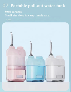2024 meilleure vente fil <span class=keywords><strong>dentaire</strong></span> irrigateur OEM/ODM sans fil Jet Pick 300ml eau Flosser pour les dents et les accolades - Product Image 5