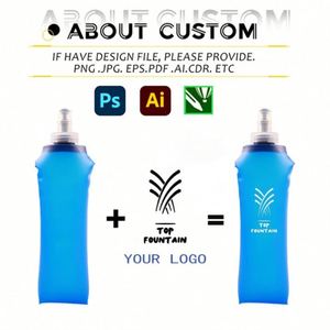 Botella de Agua Plegable de TPU Personalizada al por Mayor, Botella de Agua Flexible con Logotipo Personalizado, Botella Deportiva para Correr, Botella de Plástico Flexible - Product Image 2