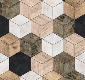 Cubes muraux géométriques en bois (fixation magnétique) - Product Image 6