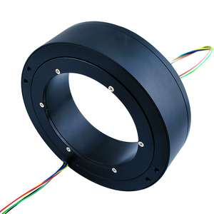 초박형 관통형 회전 전기 접점 대형 구멍 중공 슬립 링 72mm 직경 6선 220VAC/VDC 60rpm - Product Image 2