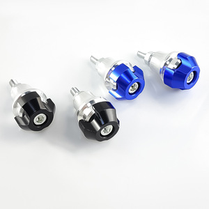 Cubiertas Decorativas para Tornillos de Motocicleta Qiangye, Universales para Placas de Matrícula, en Negro, Azul y Plateado, Accesorios de Modificación - Product Image 2