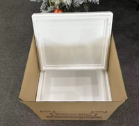 Boîte d'expédition isotherme pour aliments congelés, boîte d'emballage thermique en carton ondulé réutilisable pour garder au frais