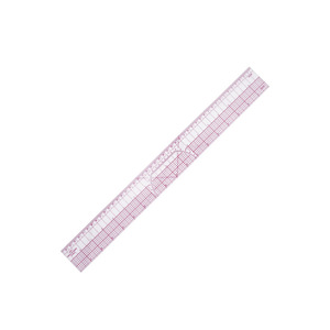 Regla de calibración de prendas B95 de 45 cm, regla de plástico con conversión métrica e imperial para la creación de patrones de costura - Product Image 4