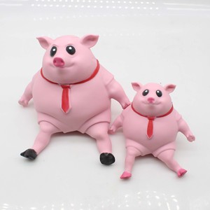 Juguete Educativo Antiestrés, Lindo Cerdo Rosa para Apretar, Juguete Sensorial de Descompresión, Cerdo para Apretar - Product Image 2