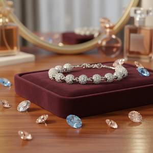Brazalete de Tenis de Alta Calidad Chapado en Oro de Dubái con Dos Hileras de Circonitas Cúbicas Brillantes, Joyería Hiphop para Mujer y Hombre - Product Image 2