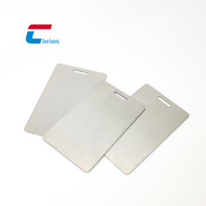 Etiquetas de Equipaje Personalizadas de Metal RFID NFC 13.56MHz ISO14443A, Etiquetas de Identificación de Viaje de Acero Inoxidable Resistentes al Agua - Product Image 6