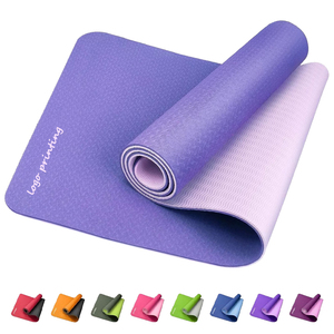 Tapete de Yoga Ecológico y Duradero de PU, Antideslizante, para Pilates y Fitness, Venta al Por Mayor, con Logotipo Personalizado - Product Image 1