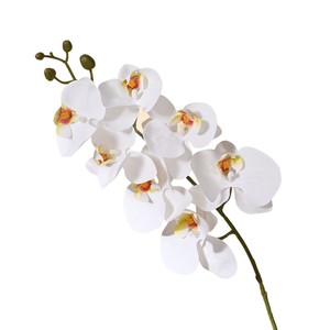 Orchidée Phalaenopsis Artificielle en Pot Grande Taille Mengjie Handicrafts – Composition Florale Décorative d'Intérieur - Product Image 5