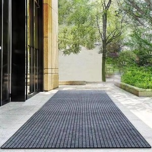 Tapis rectangulaire moderne d'intérieur/extérieur en polyester à rayures, fabriqué à la machine, pour couloir, entrée, maison, bureau, <span class=keywords><strong>pas</strong></span> <span class=keywords><strong>cher</strong></span> - Product Image 2