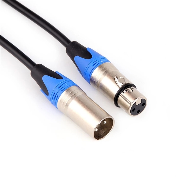 25FT XLR Microphone Cable  Male to Female 22AWG OFC Wire High Quality with Low Noise Mic Speaker Cable Xlr 3pin 50ft  100ft